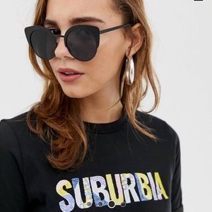 Black Kitten Asos Sunglasses NWOT